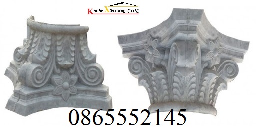 ĐẦU, ĐỐ CỘT VUÔNG TRÒN DÙNG TRANG TRÍ CÔNG TRÌNH NHÀ KIẾN TRÚC PHÁP CỔ ĐIỂN